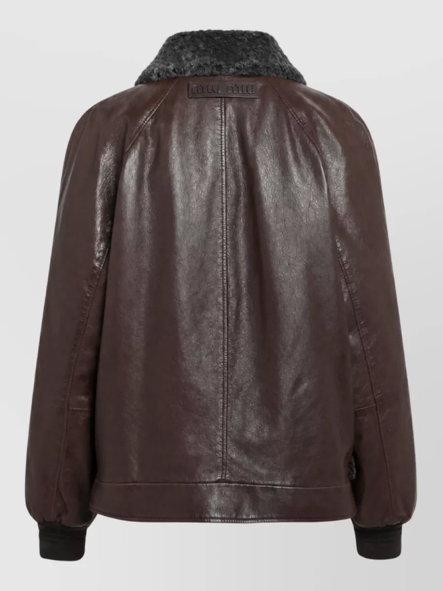 Miu Miu Leather Jacket