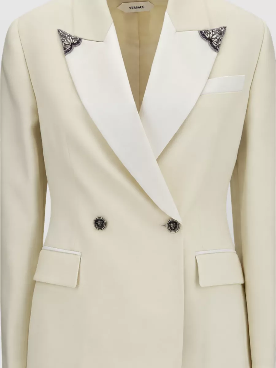 Versace wool double-breasted blazer