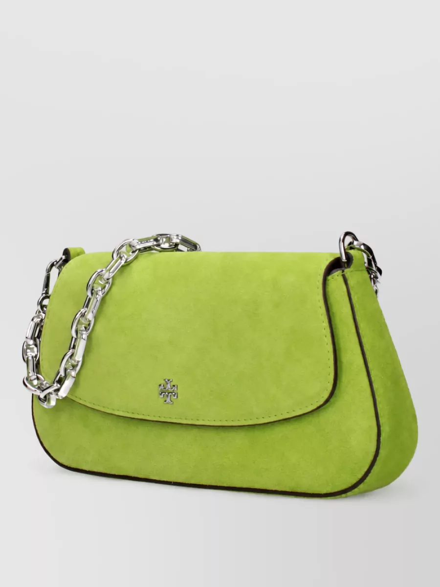 Tory Burch Rory Suede Leather Shoulder Bag