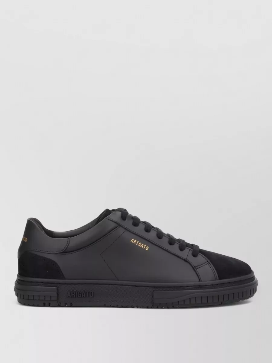 Axel Arigato Low-Top Round Toe Sneakers With Rubber Sole