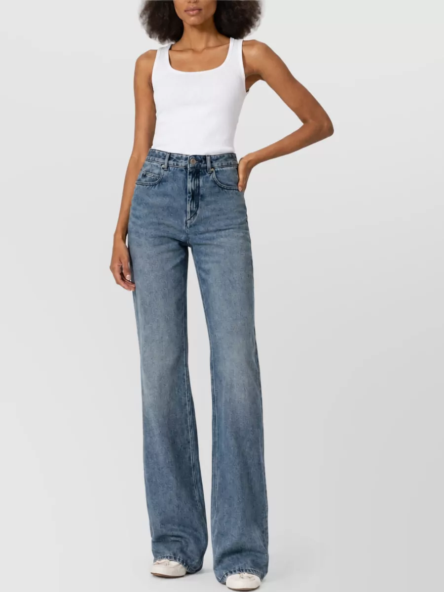 Isabel Marant Belvira Straight-Leg Jeans