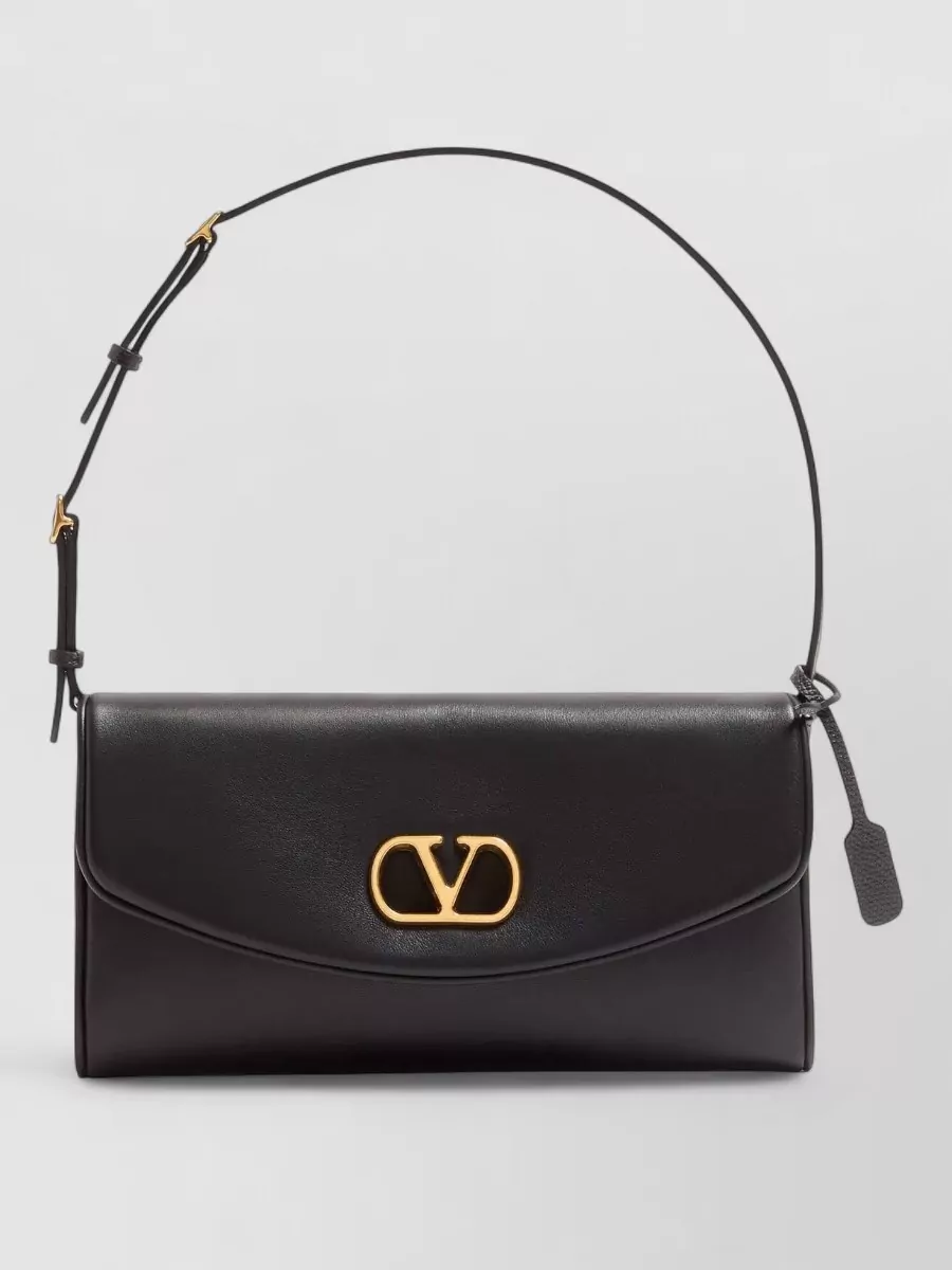 Valentino Garavani de vain small nappa leather clutch bag