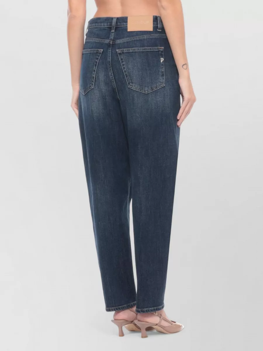Dondup Straight Leg Jeans Cotton Belt Loops
