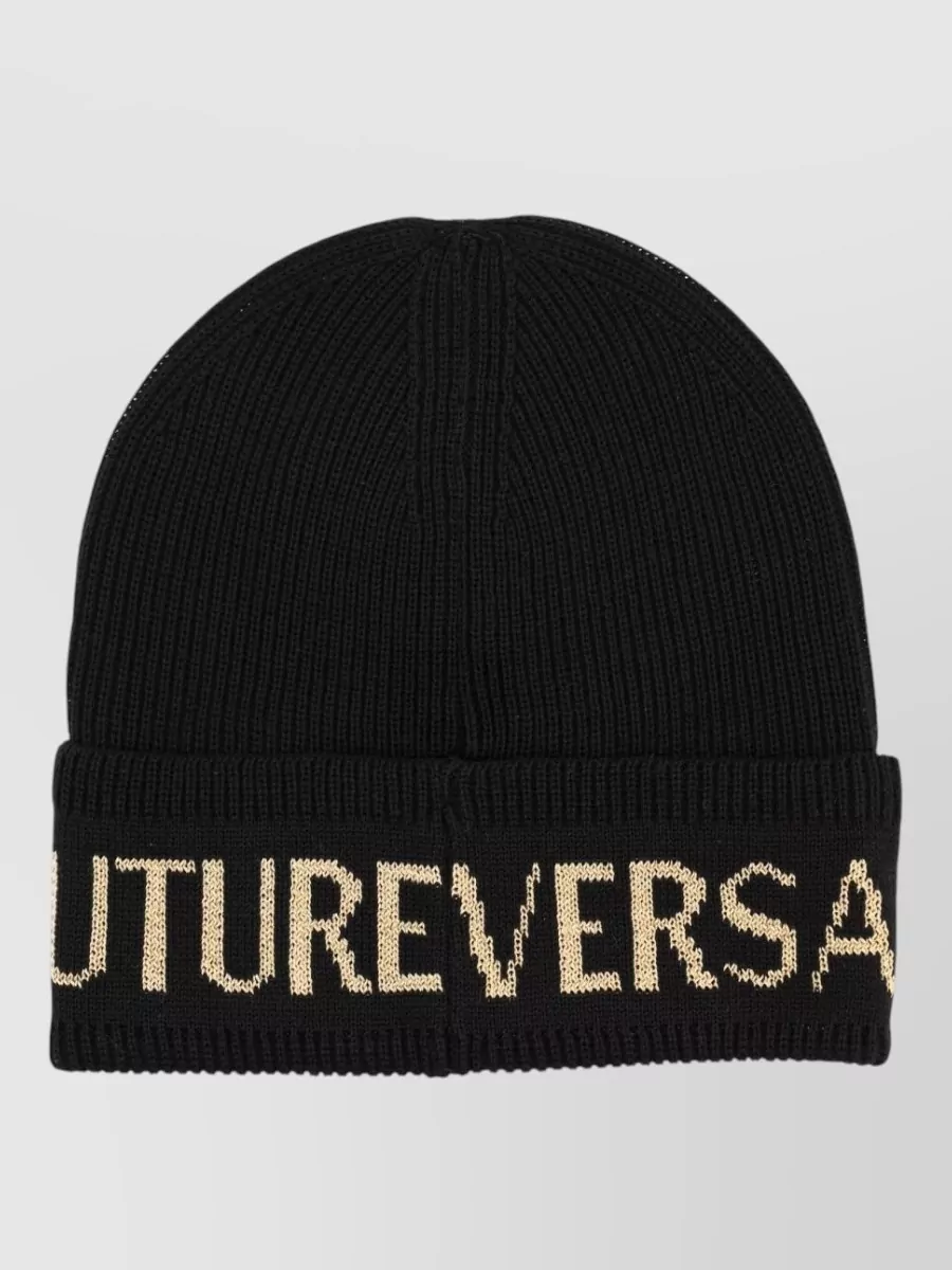 Versace Jeans Couture wool beanie