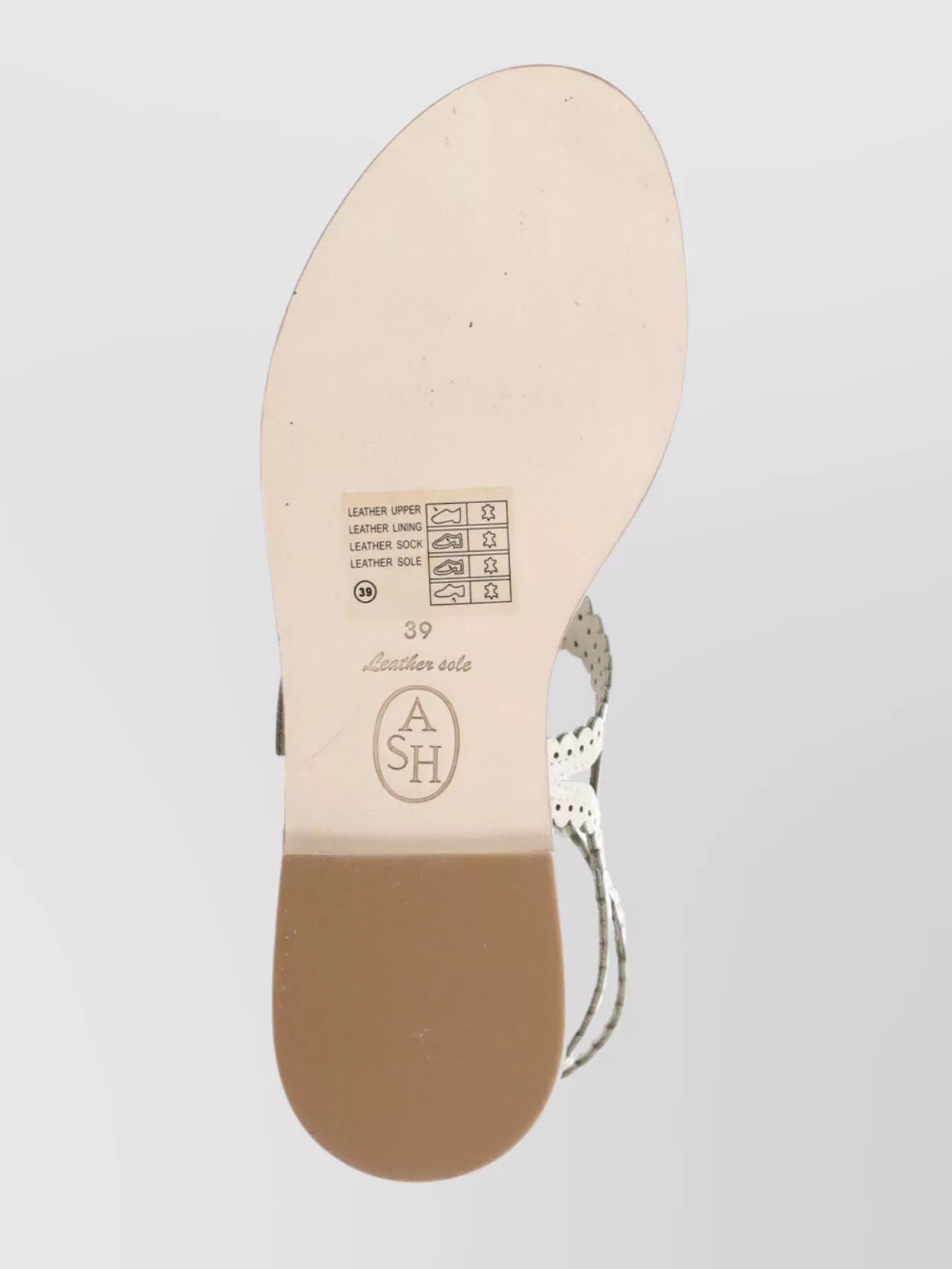 Ash Women's Round Toe Sandals With Cut-Out Design