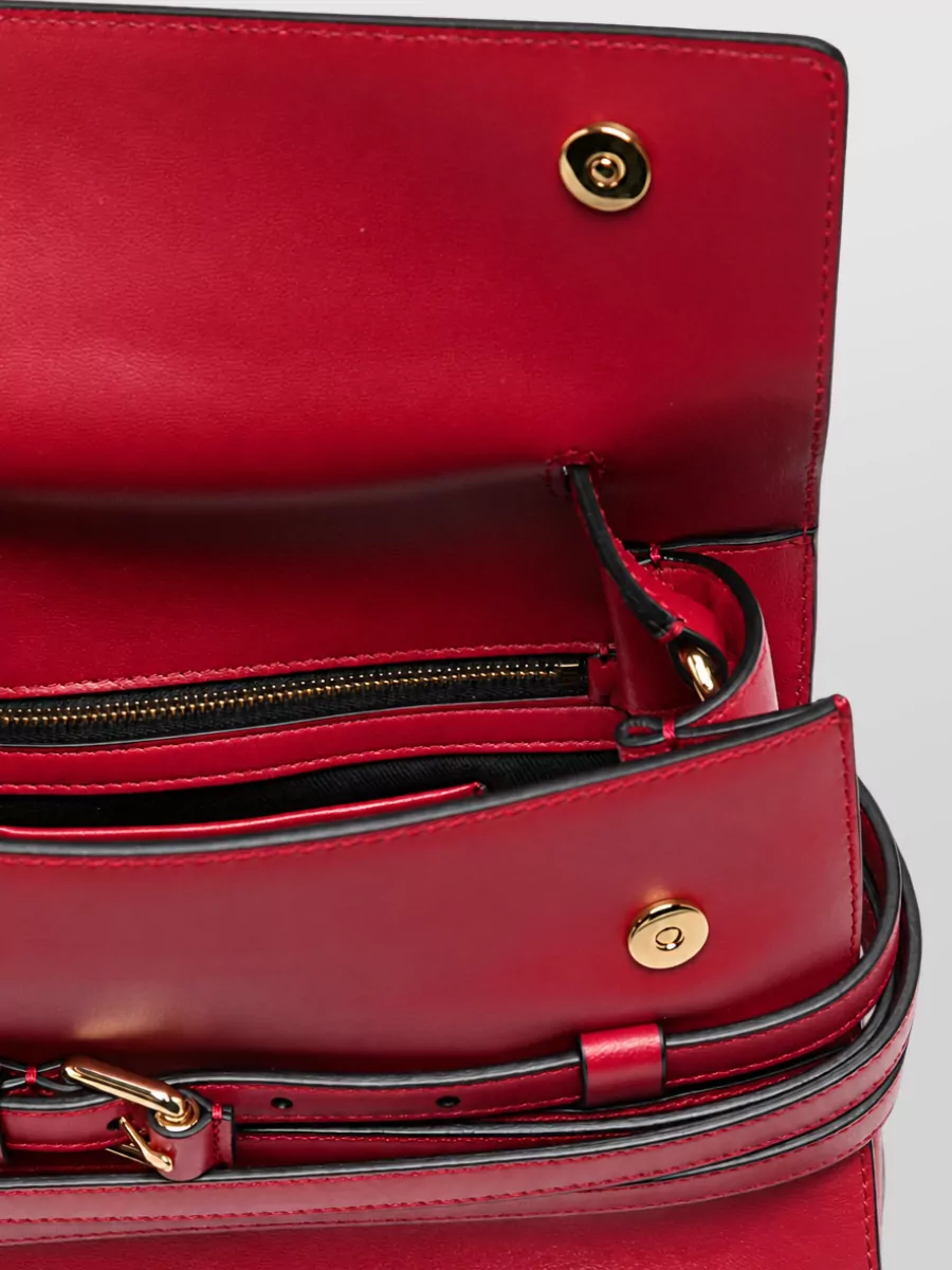 Moschino Leather Clutch Bag