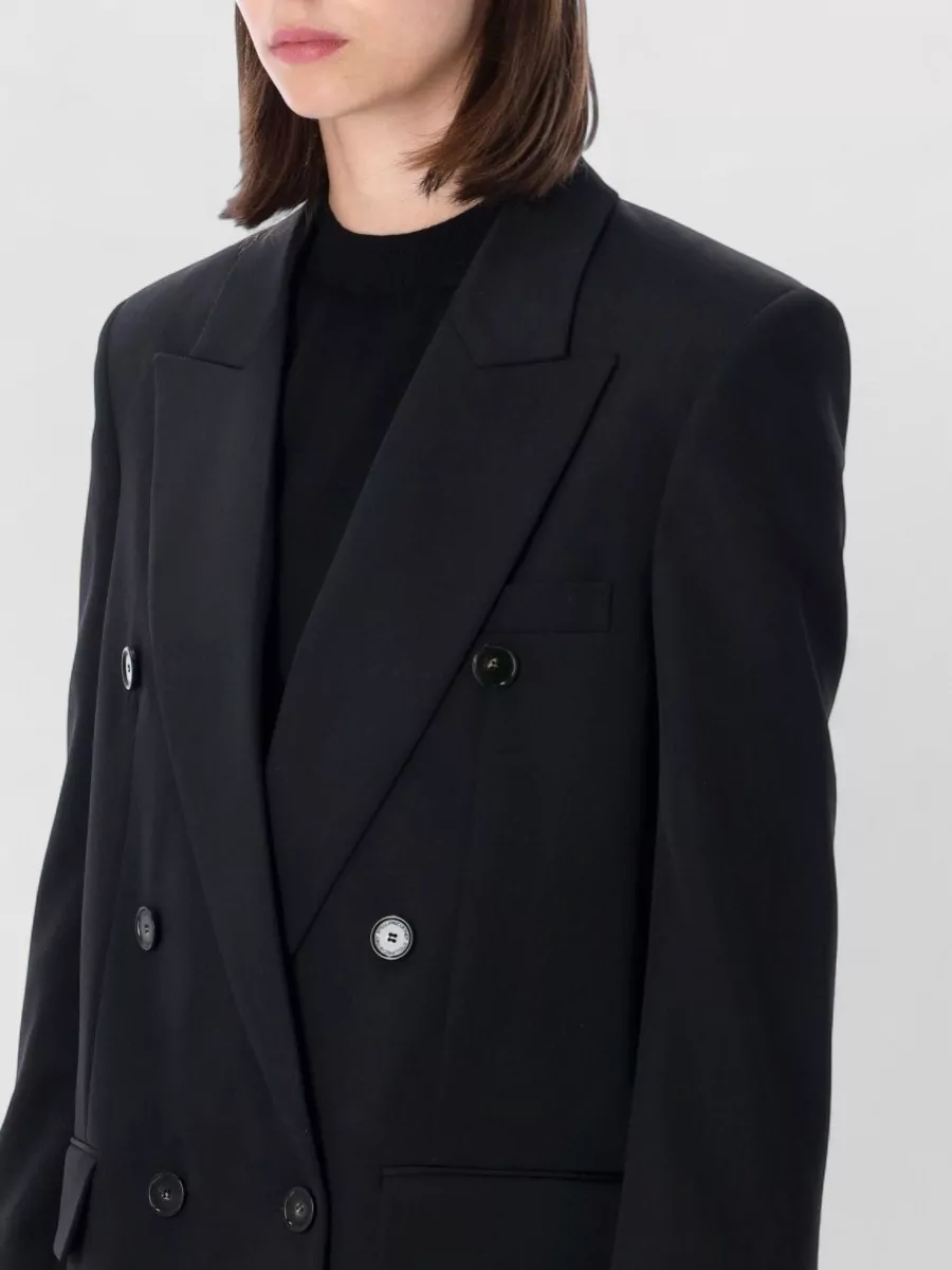 Stella Mccartney Wool Oversized Double-Breasted Blazer