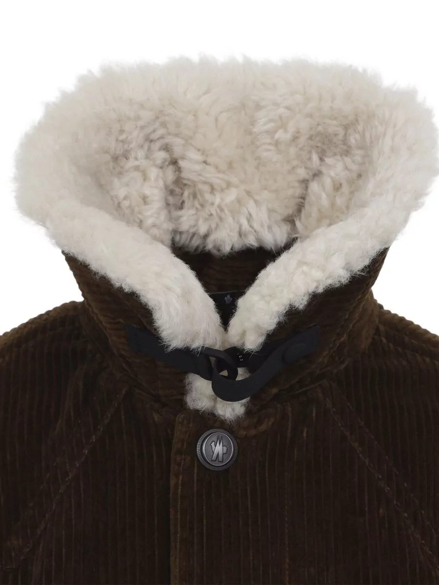 Moncler Grenoble Corduroy Down Bomber Jacket