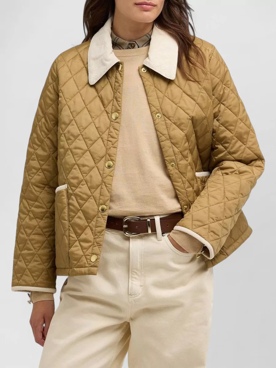 Barbour Quilted Cropped Jacket