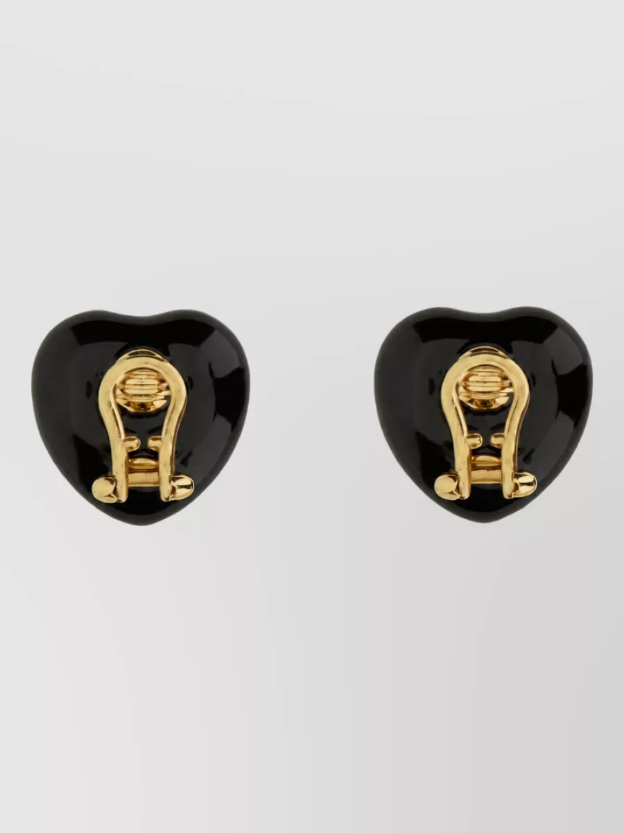 Valentino Garavani Brass Coeur Royal Earrings