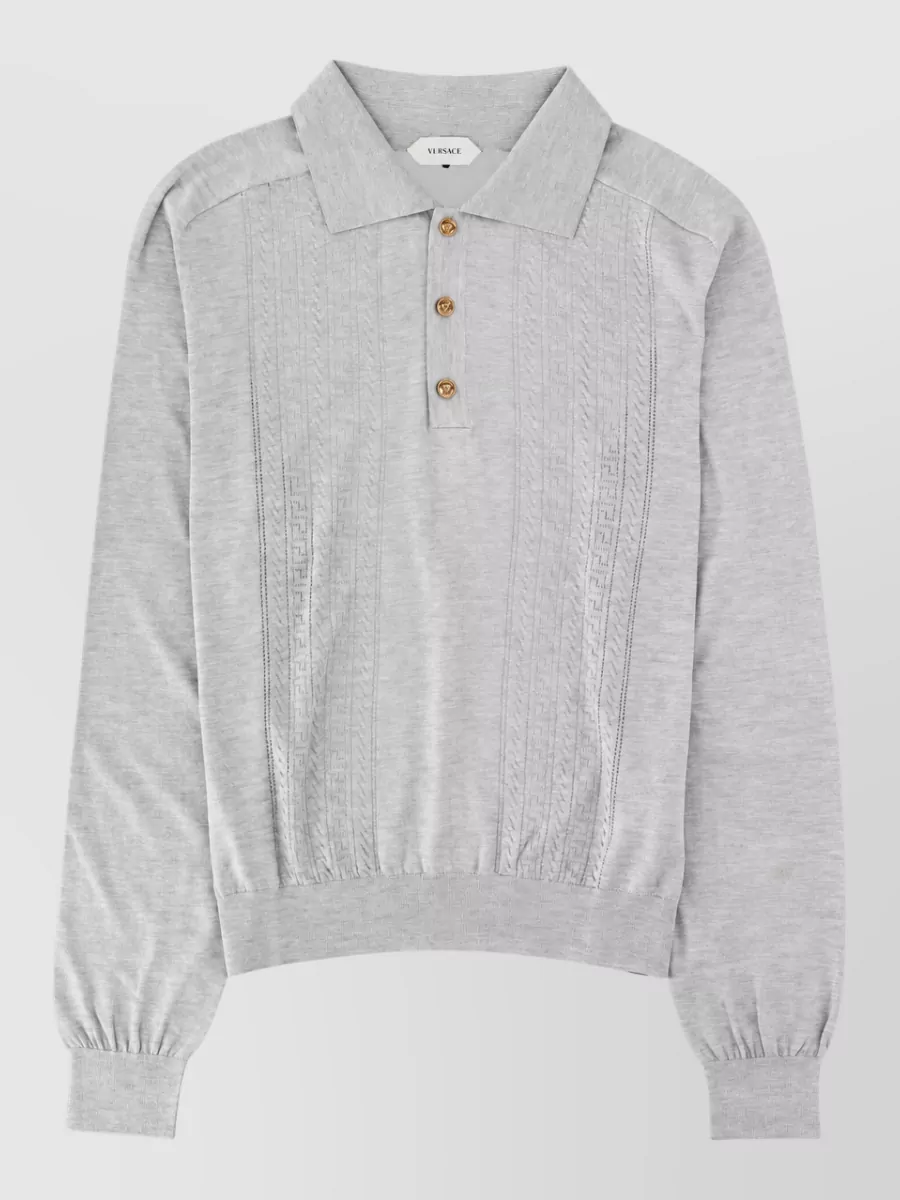 Versace Silk polo shirt