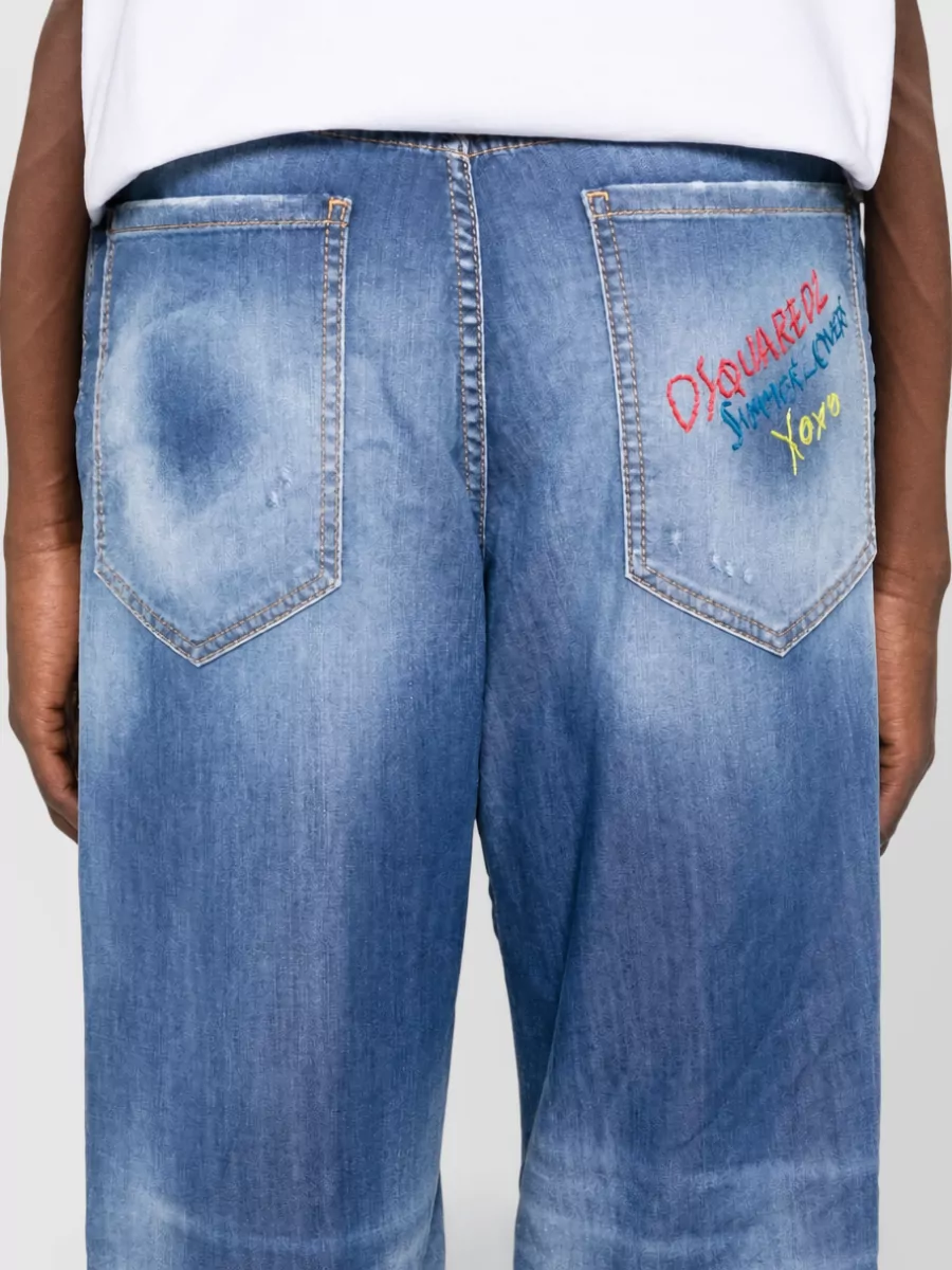 Dsquared2 Slim-Fit Straight-Leg Jeans