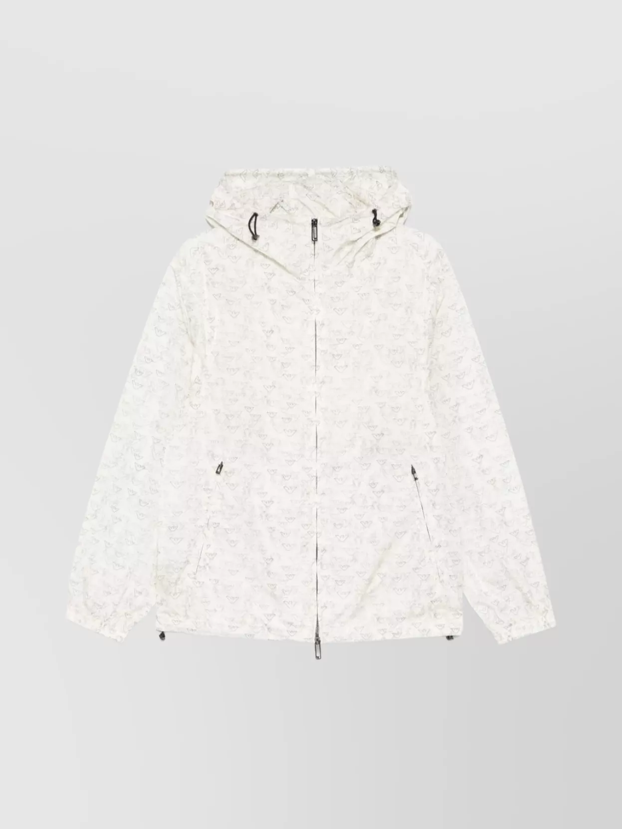 Emporio Armani All-Over Logo Nylon Jacket