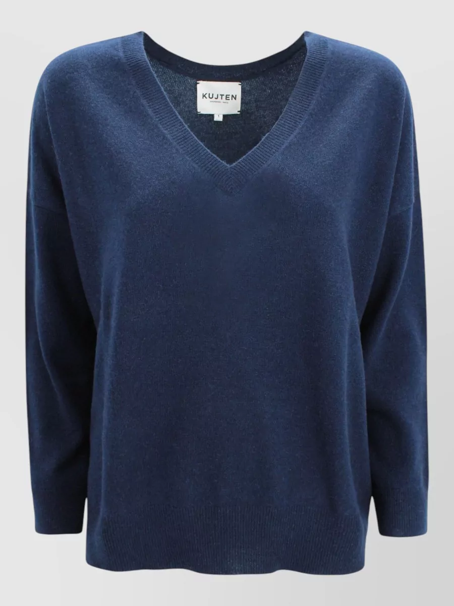 Kujten organic cashmere jersey-knit sweater