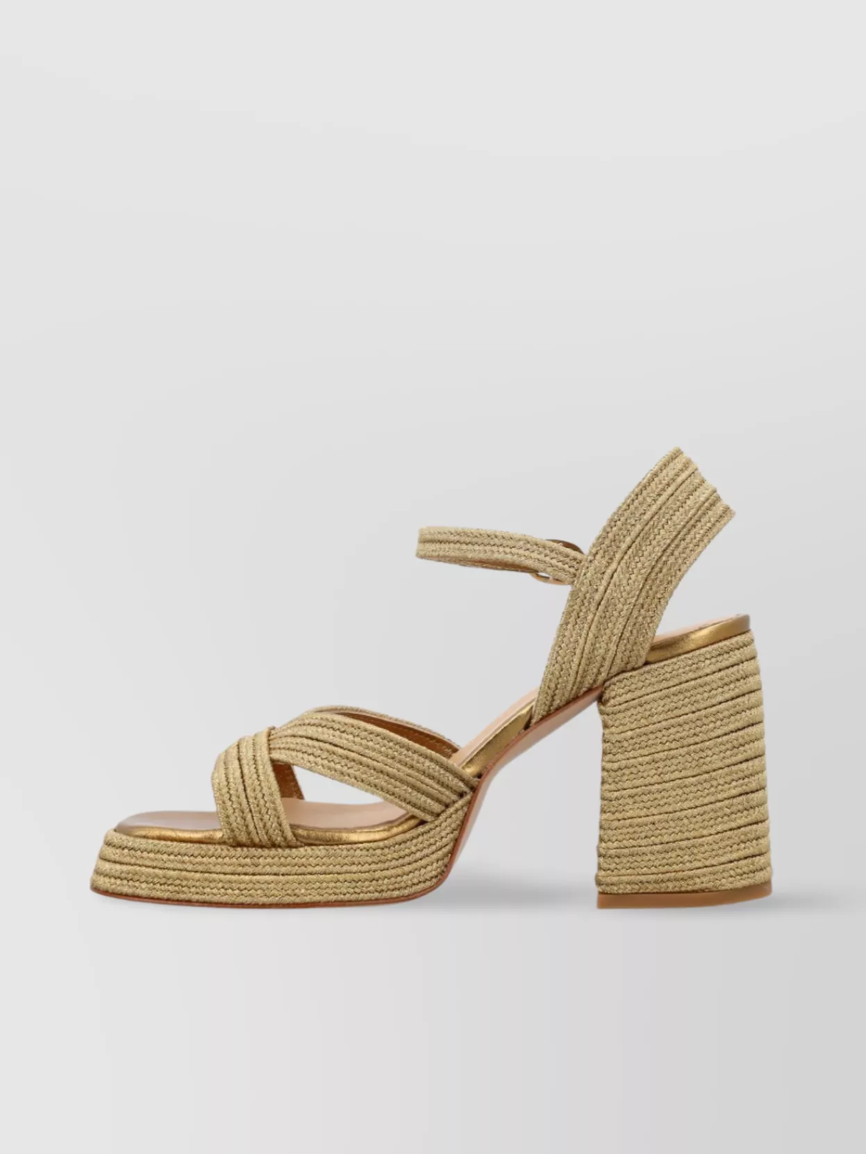 CASTAñER WEDGE SANDALS WITH BRAIDING AND PLATFORM