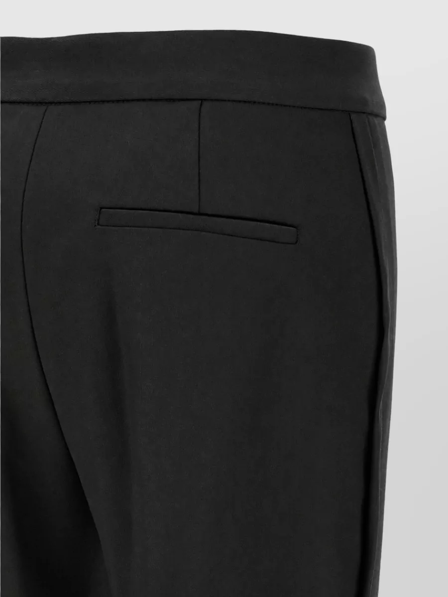Sportmax Wool-Blend Straight-Leg Suit Trousers