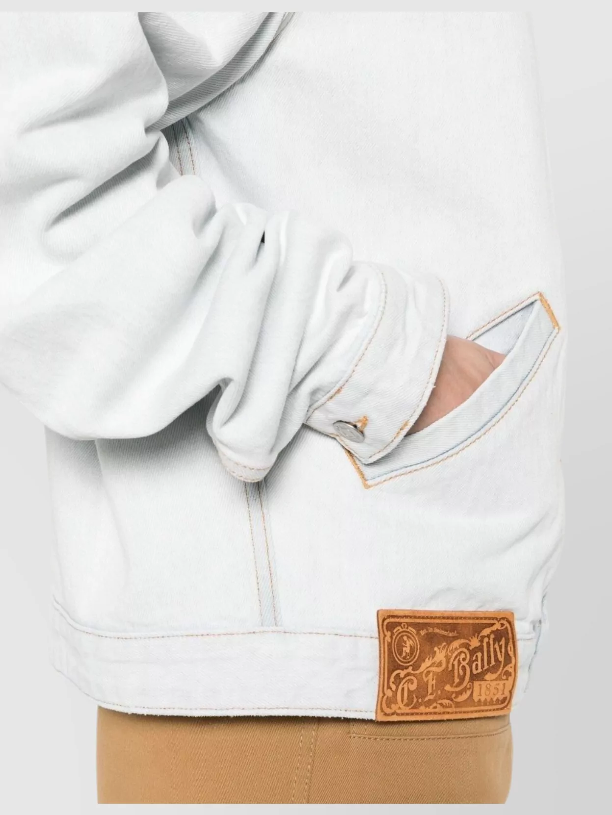 Bally Tailored Jacket Box-Pleat Detail