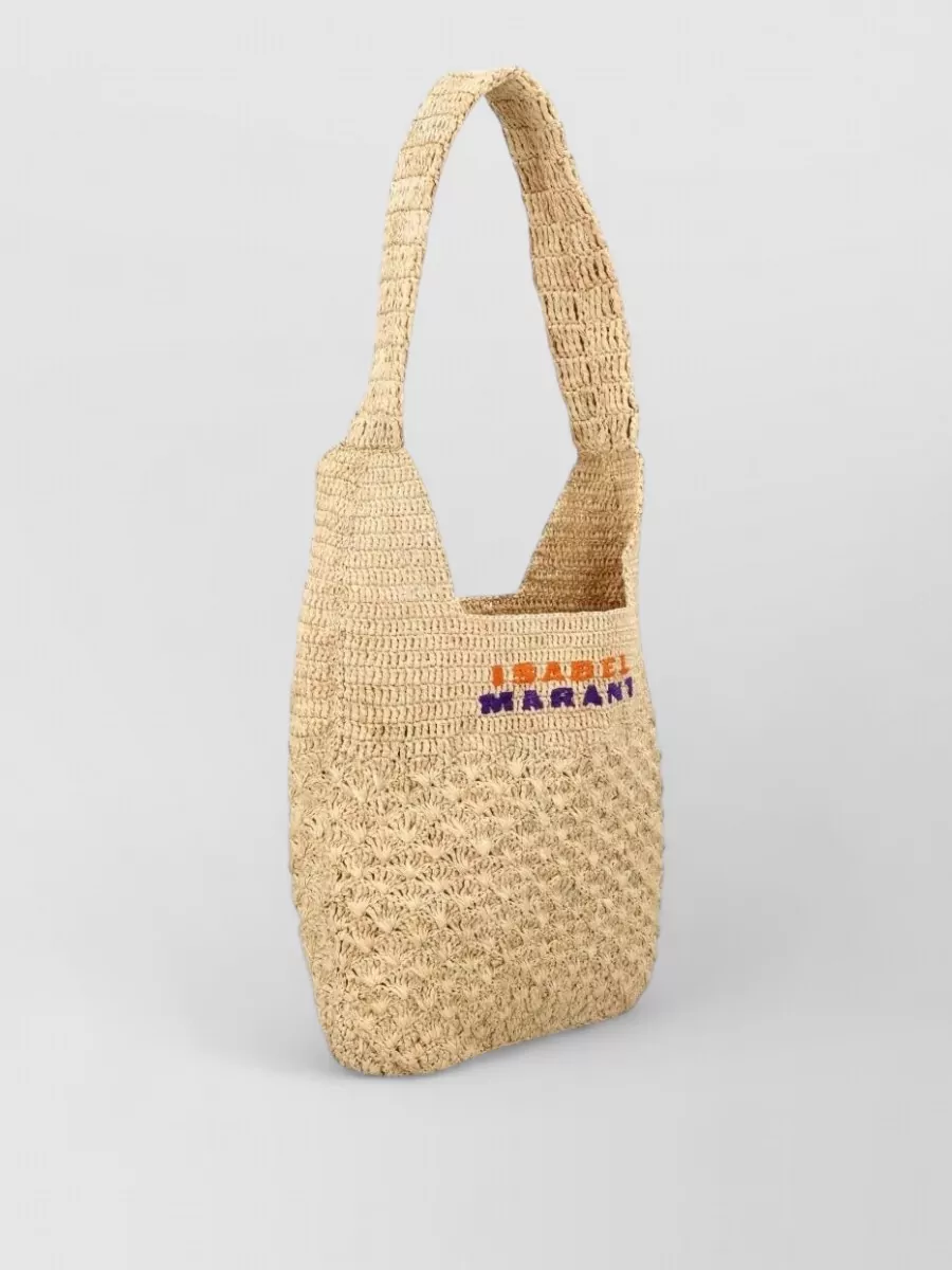 Isabel Marant Small Raffia Shoulder Bag