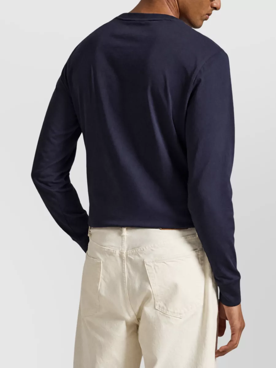 Polo Ralph Lauren Cotton Slim-Fit Long-Sleeve T-Shirt