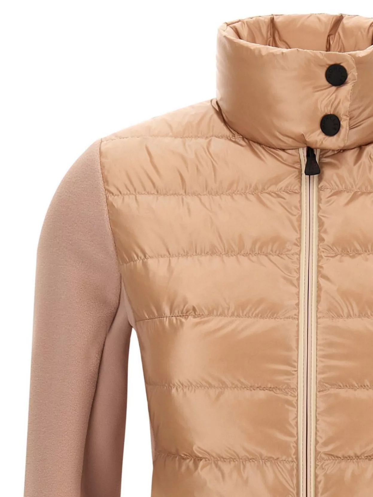 Moncler Grenoble High Collar Long Sleeve Quilted Vest