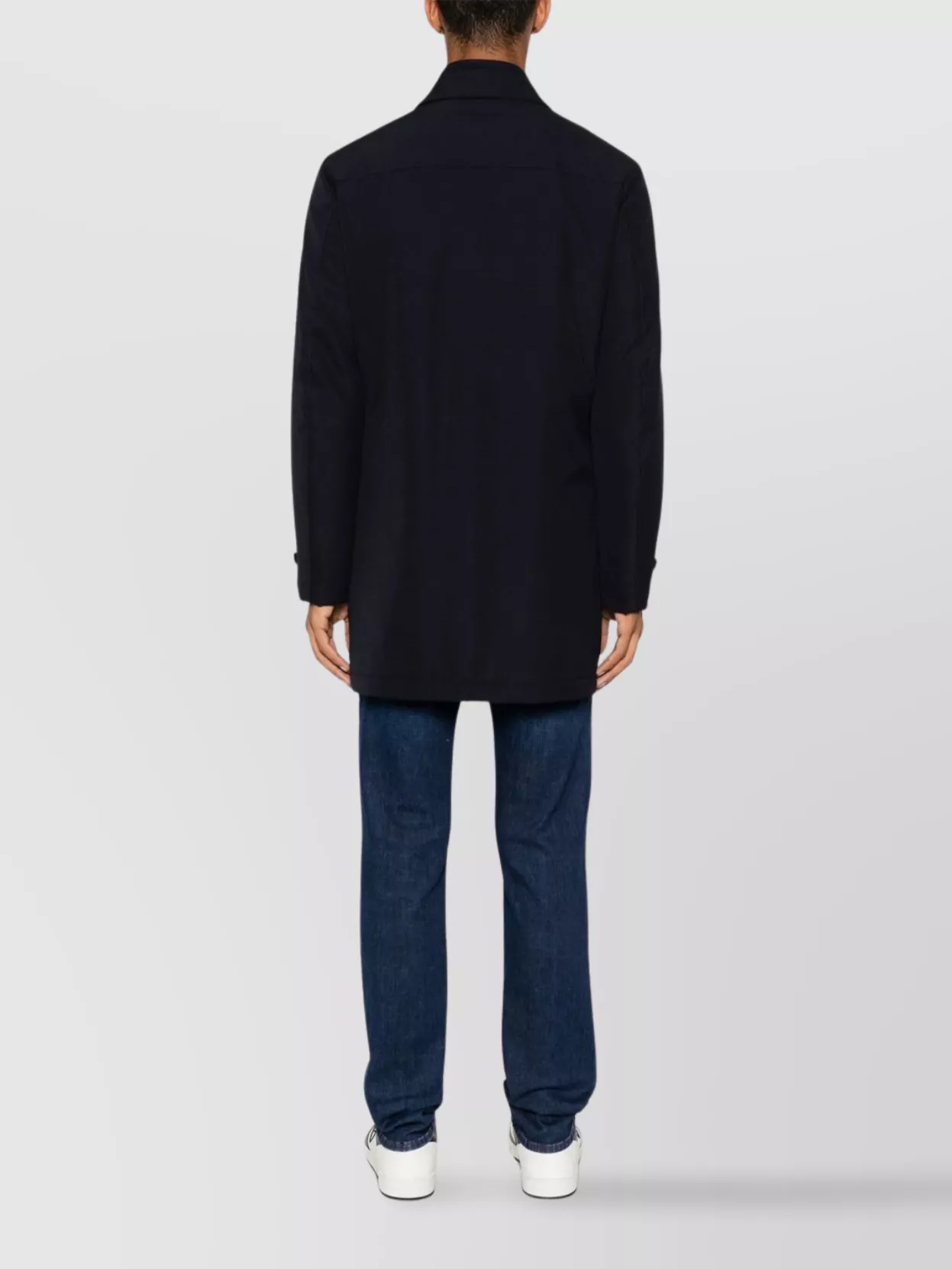 Fay Sleeve Long Pockets Side Coat