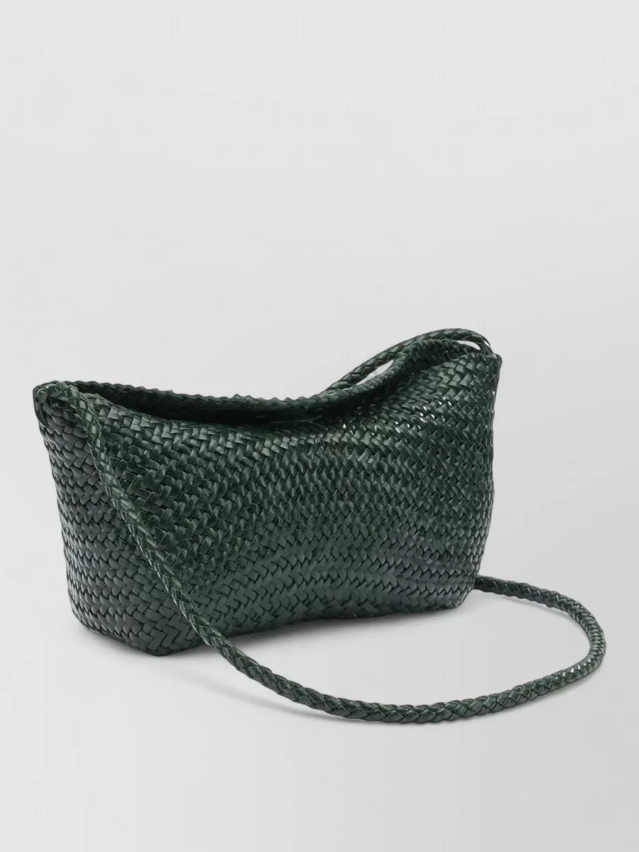 Dragon Diffusion Rectangular Shoulder Bag Woven Texture Strap