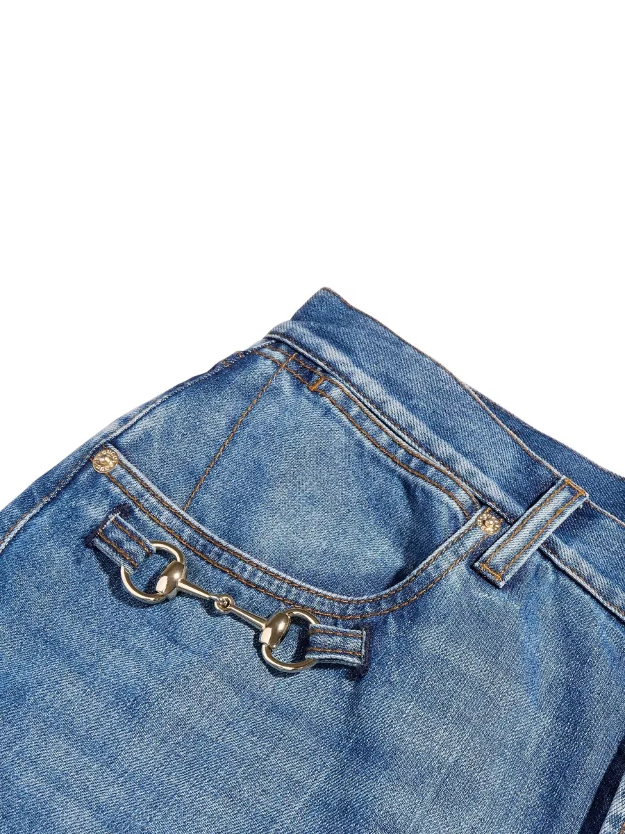 Gucci Denim Low-Rise Bootcut Jeans