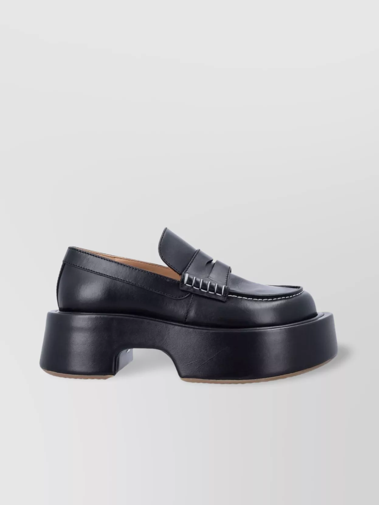 Jw Anderson Chunky Heel Lace-Up Shoes With Platform Sole