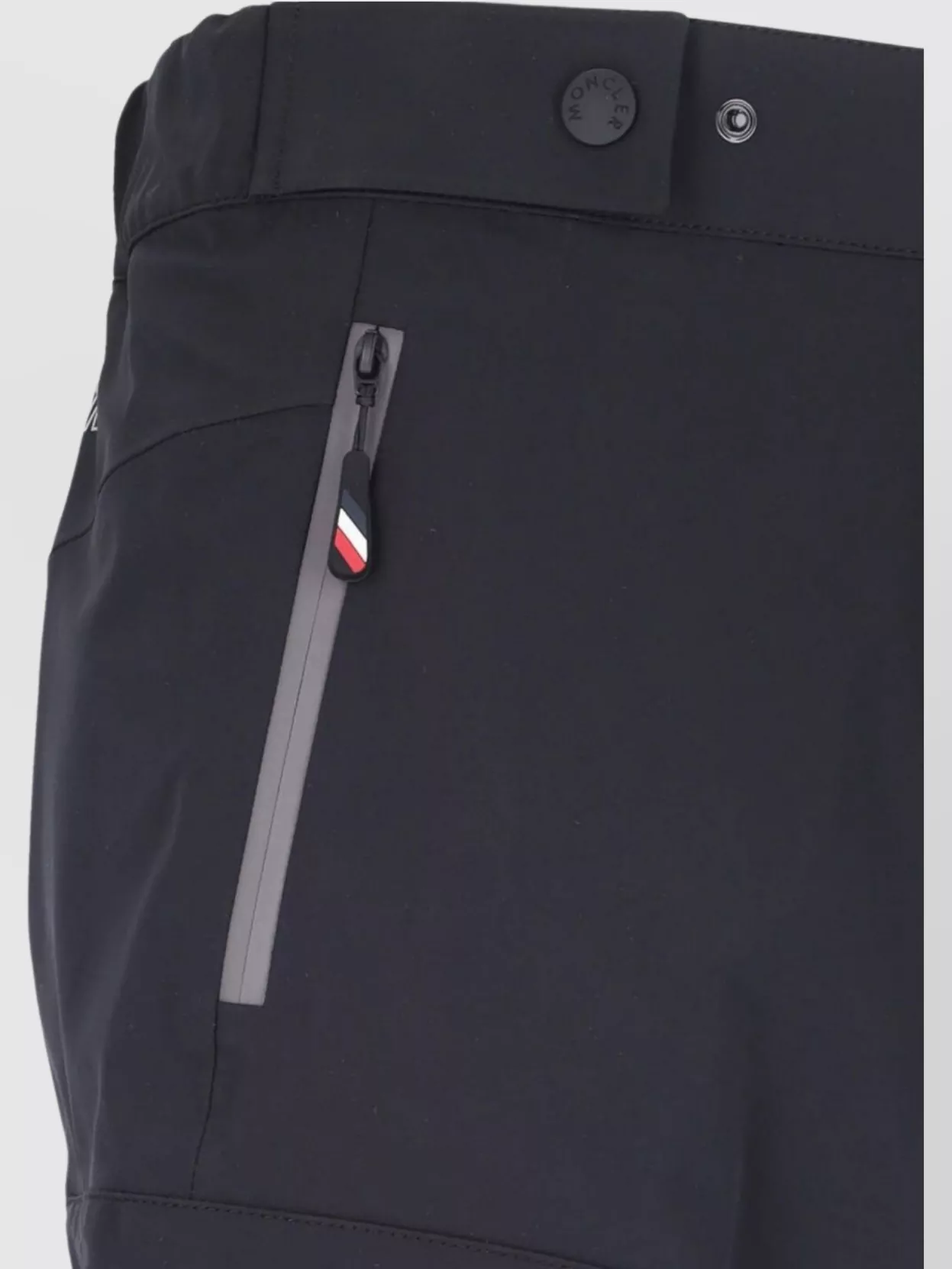 Moncler Multi-pocket Wide Pants In Grey