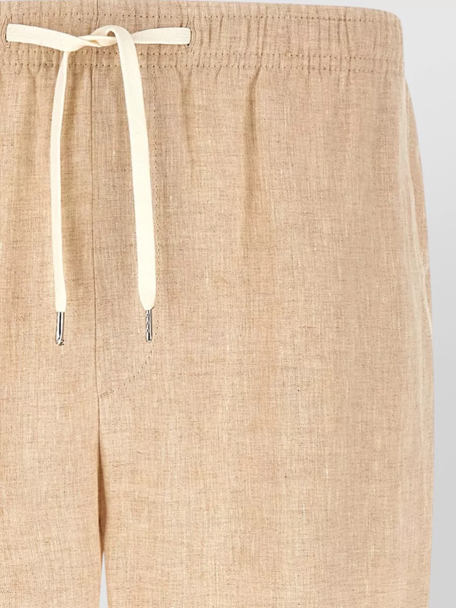 Cellar Door Linen Straight-Leg Trousers