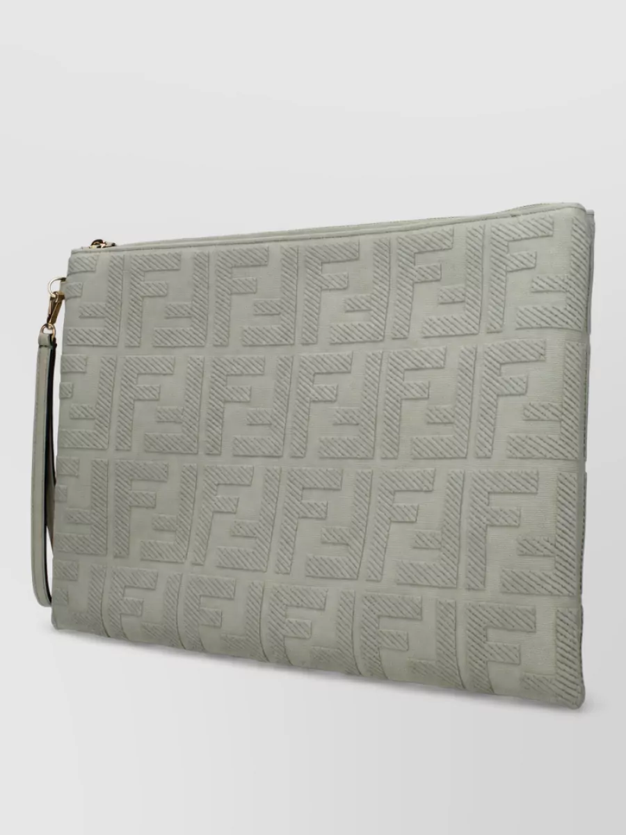 Fendi Fabric Clutch Bag