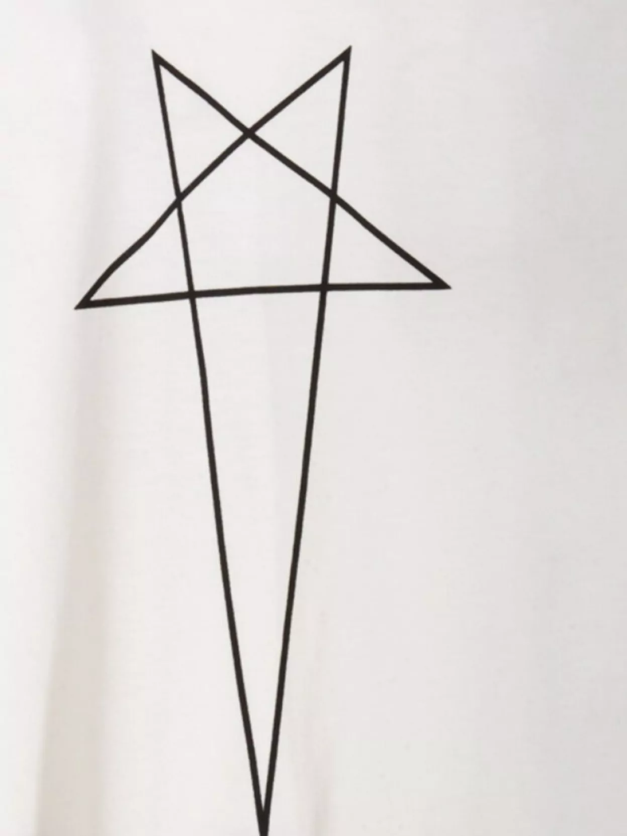 Rick Owens Drkshdw Graphic Print Loose Fit Short Sleeve Top