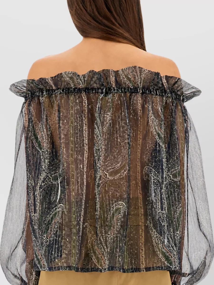 Saint Laurent Lurex Silk Blouse