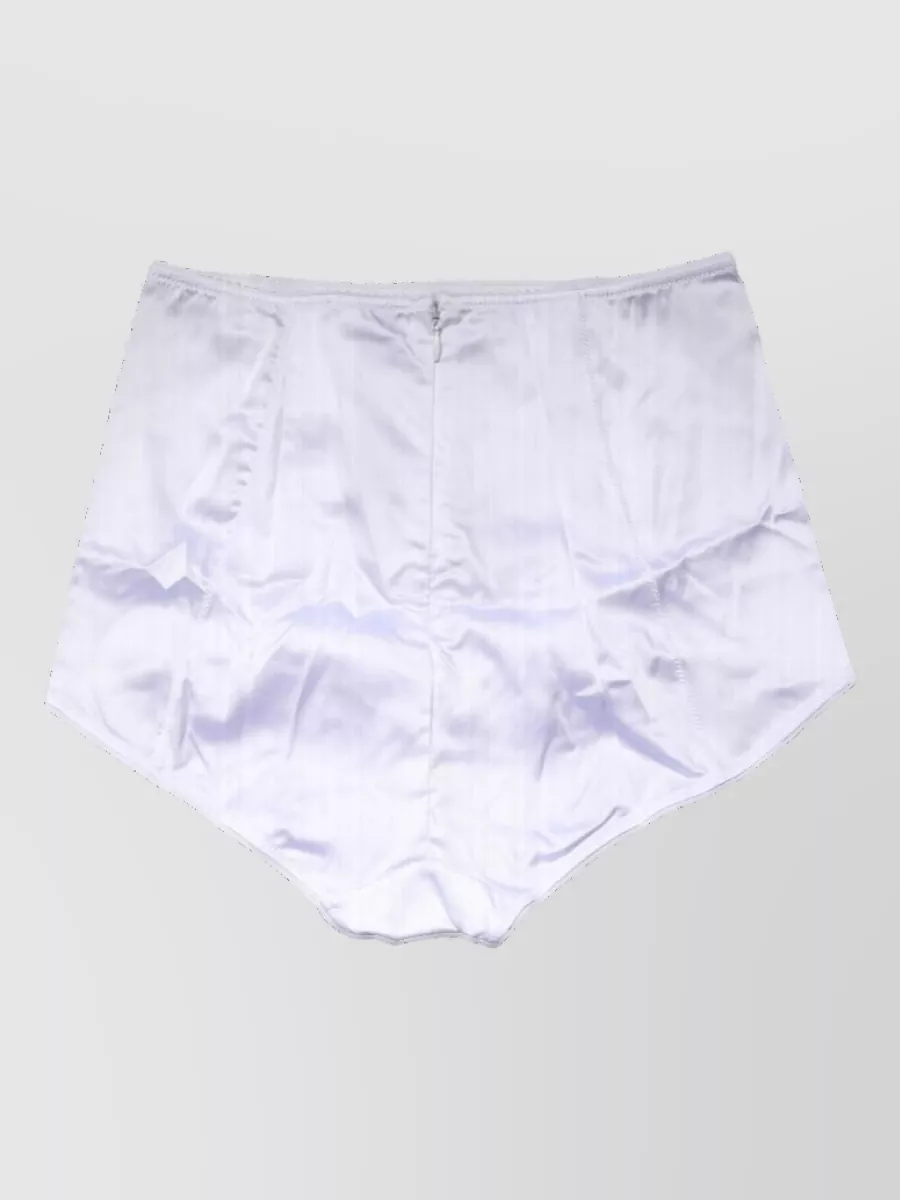 Dolce&Gabbana silk high-waist briefs