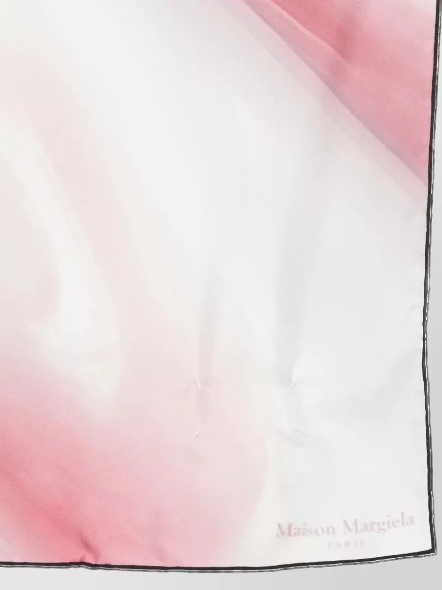 Maison Margiela Silk Porcelain Print Scarf