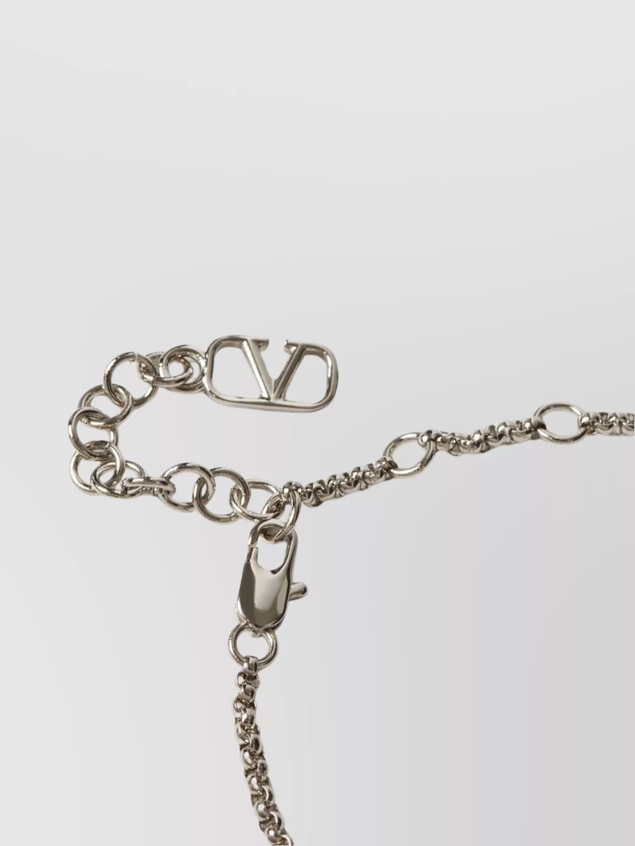 Valentino Garavani Metal Chain Link Bracelet With Vlogo Signature