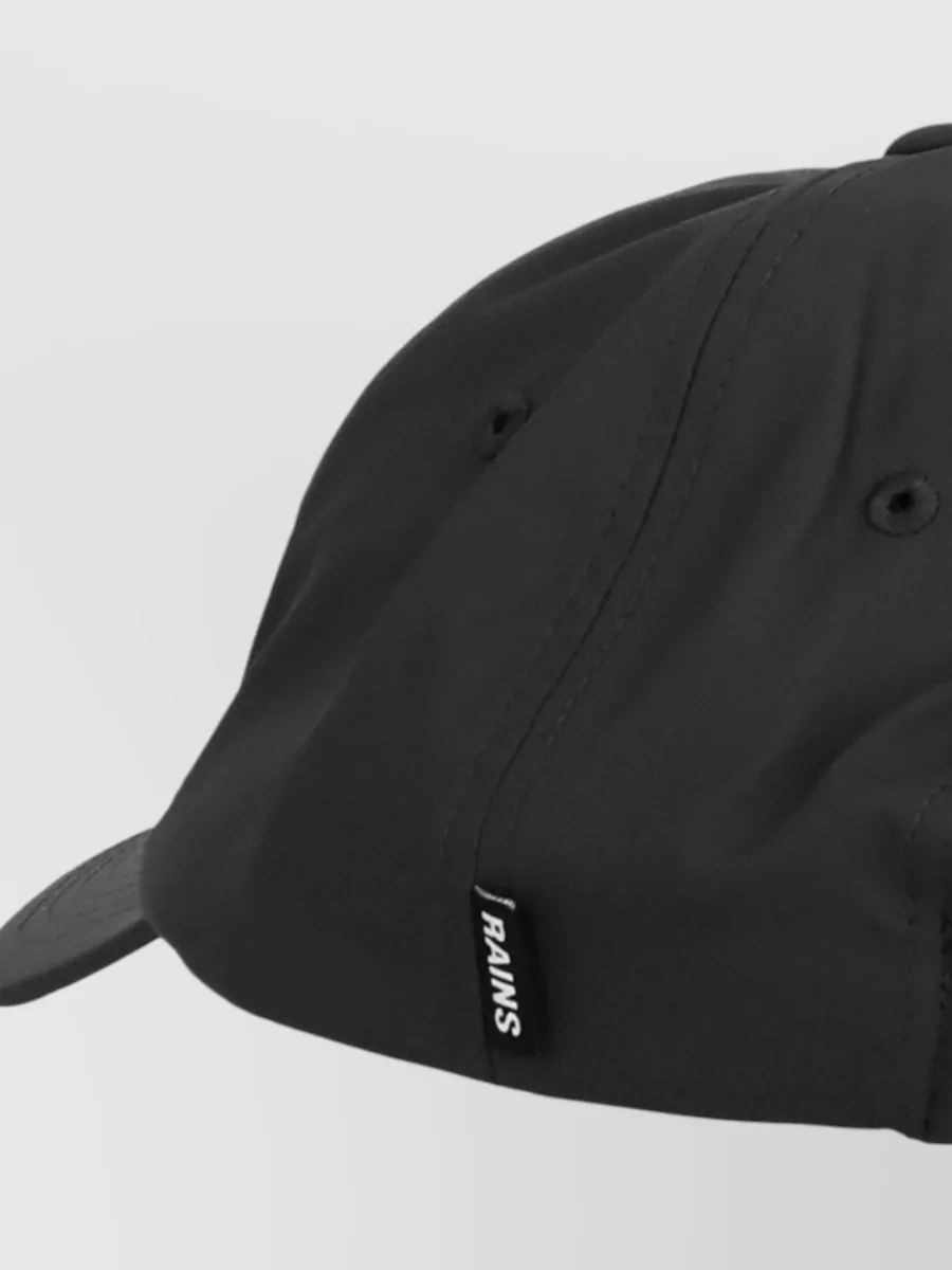 Rains Curved Brim Unisex Hat Eyelet Vents