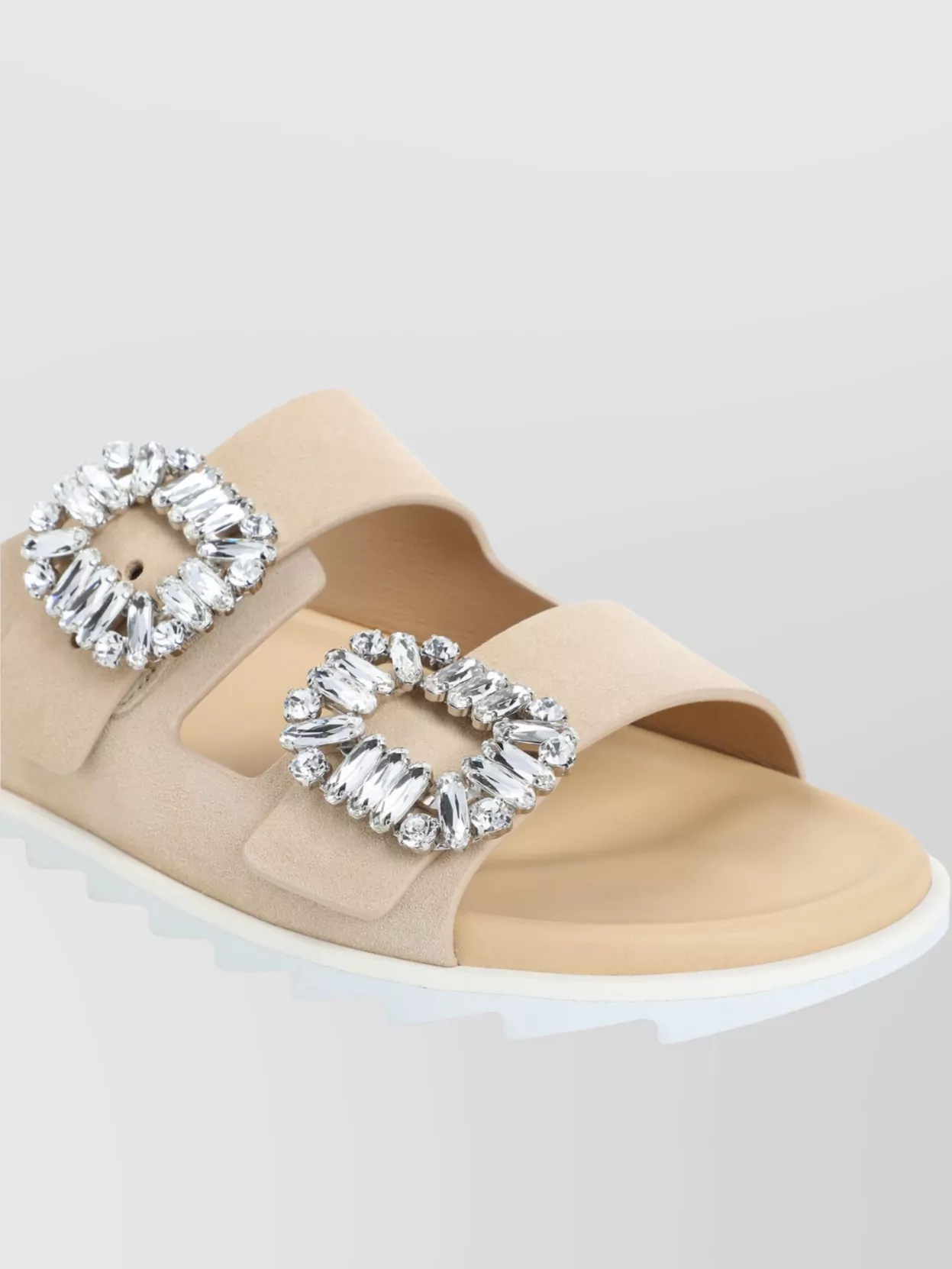 Roger Vivier Adjustable Strass Buckle Sandals
