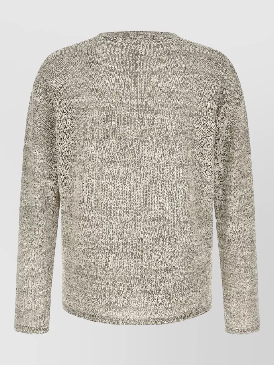 Roberto Collina Mouliné Knit Crew Neck Sweater