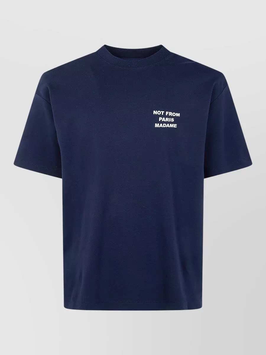 Drôle De Monsieur cotton printed t-shirt