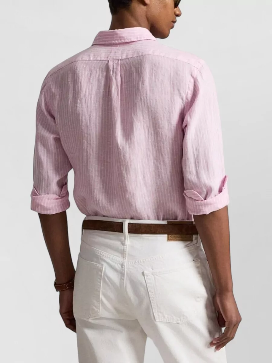 Polo Ralph Lauren Striped Linen Long-Sleeve Shirt