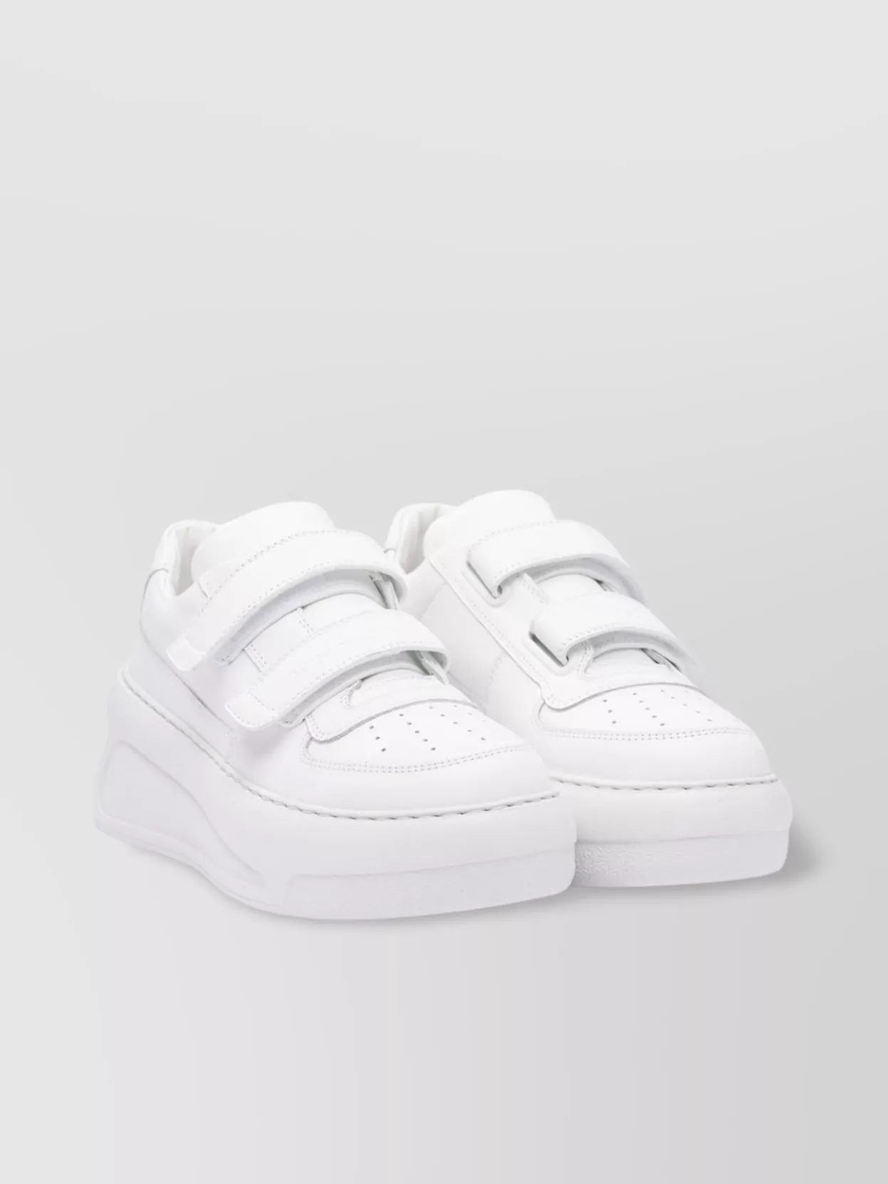 Acne Studios Perforated Toe Platform Sole Sneakers Slip-on