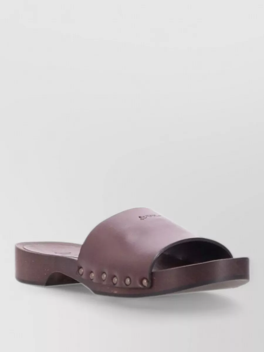 La Rose Leather sandals