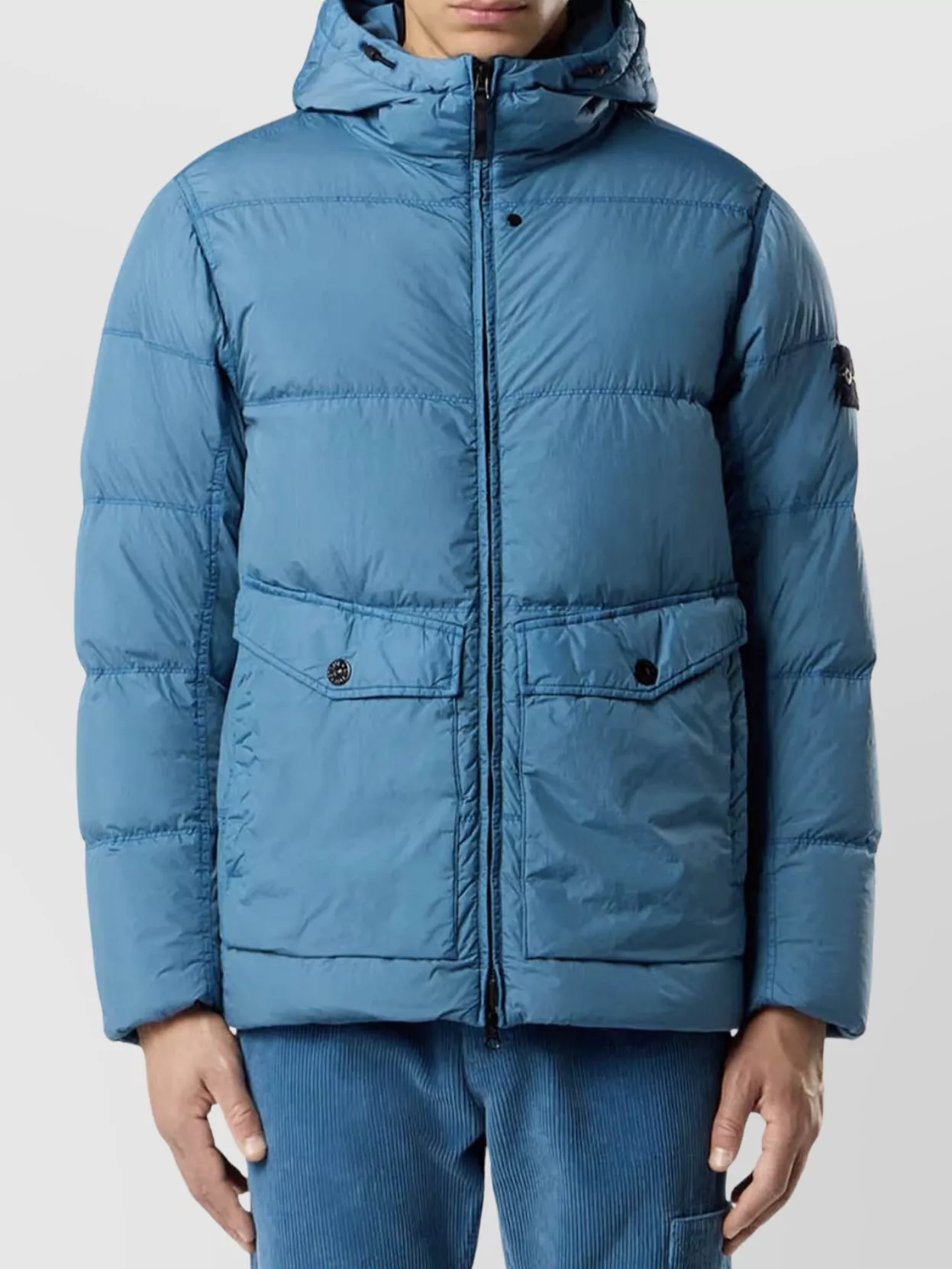 Stone Island Crinkle Reps Ny Jacket Badge Sleeve