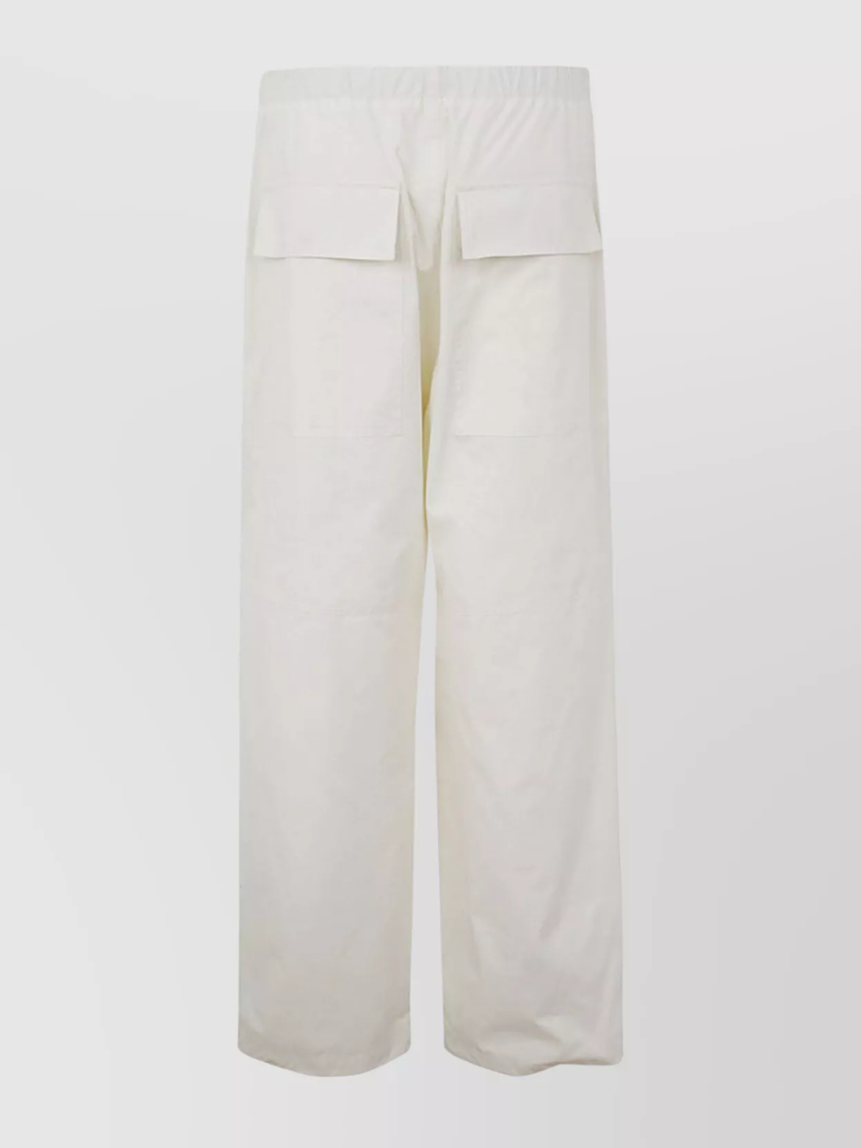 Jil Sander Cargo Trousers Adjustable Belt In White
