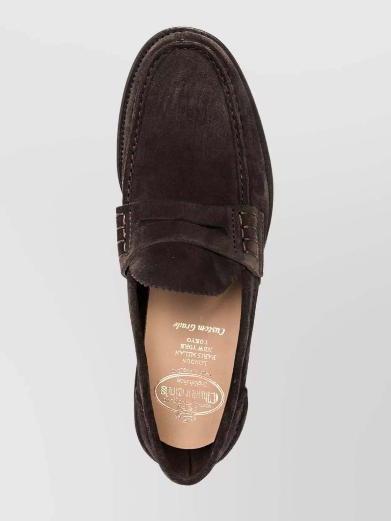 Church's Penny Strap Loafers Suede Finish