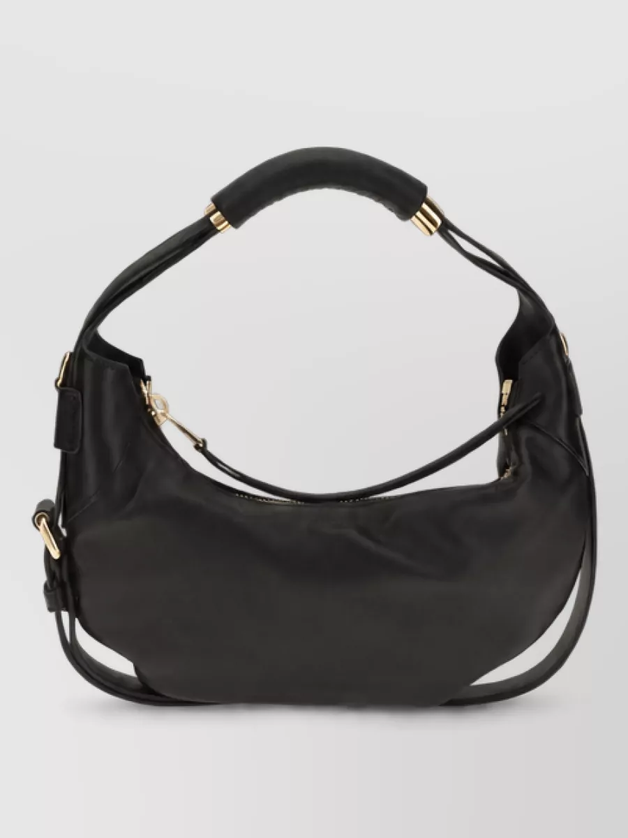Moschino Calf Leather Shoulder Bag