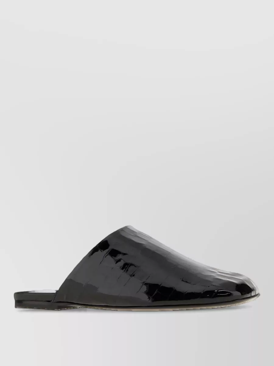 Stuart Weitzman Leather Mules In Black