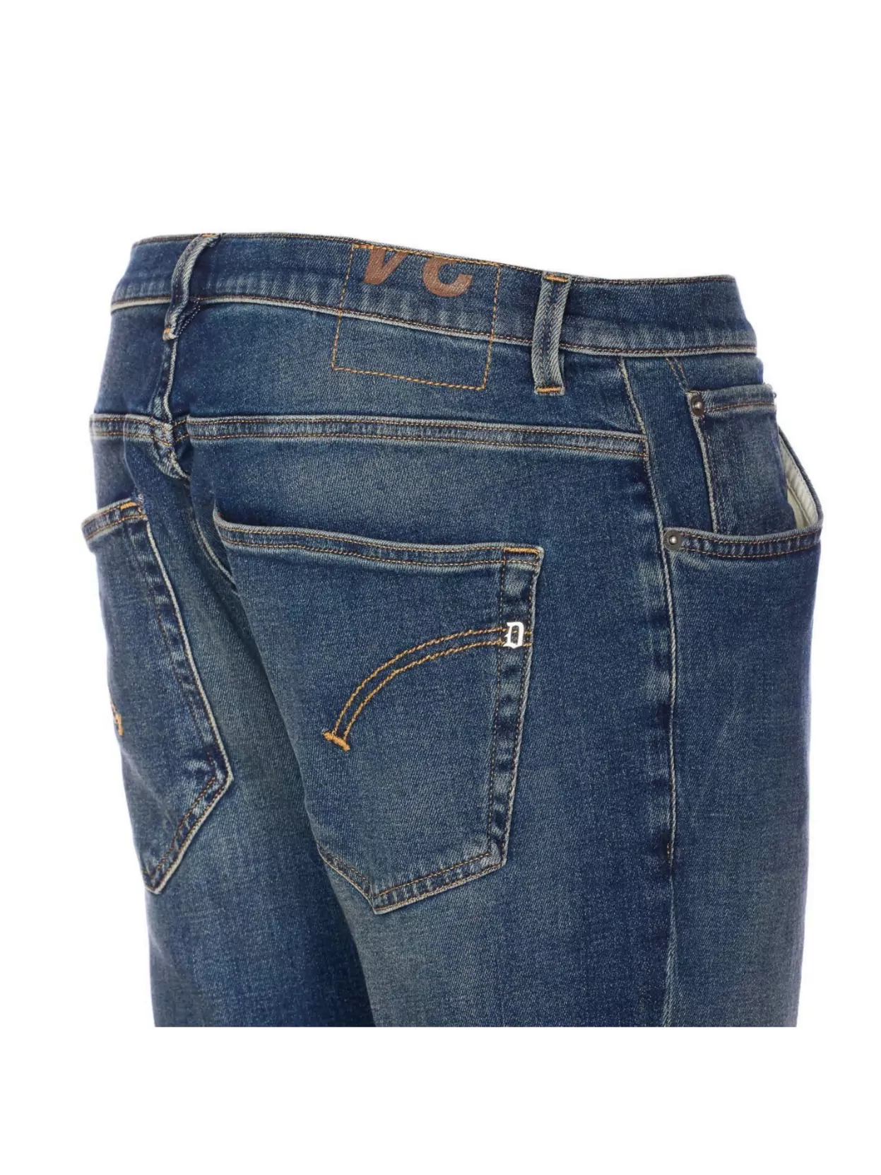 Dondup Regular Fit Trousers Featuring Five-Pocket Design