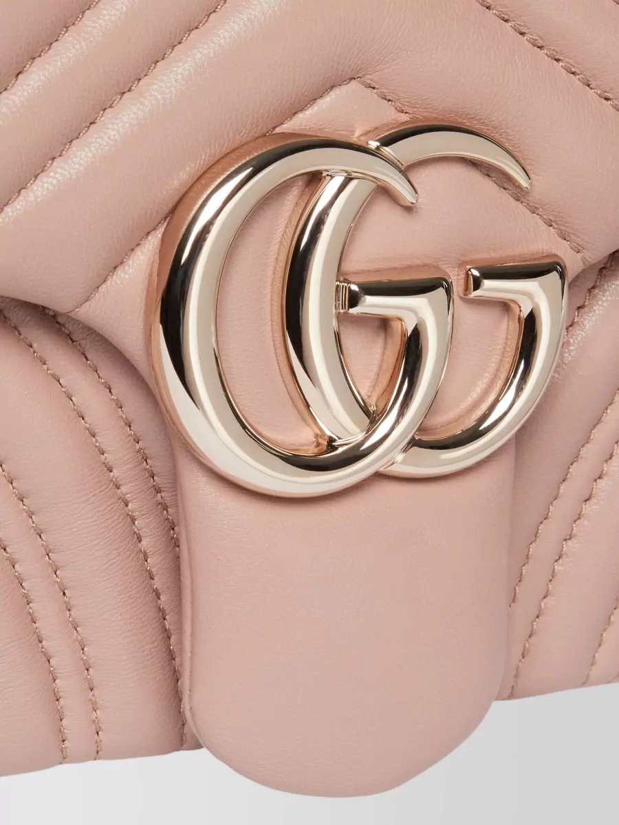 Gucci Gg Marmont Medium Leather Clutch Bag